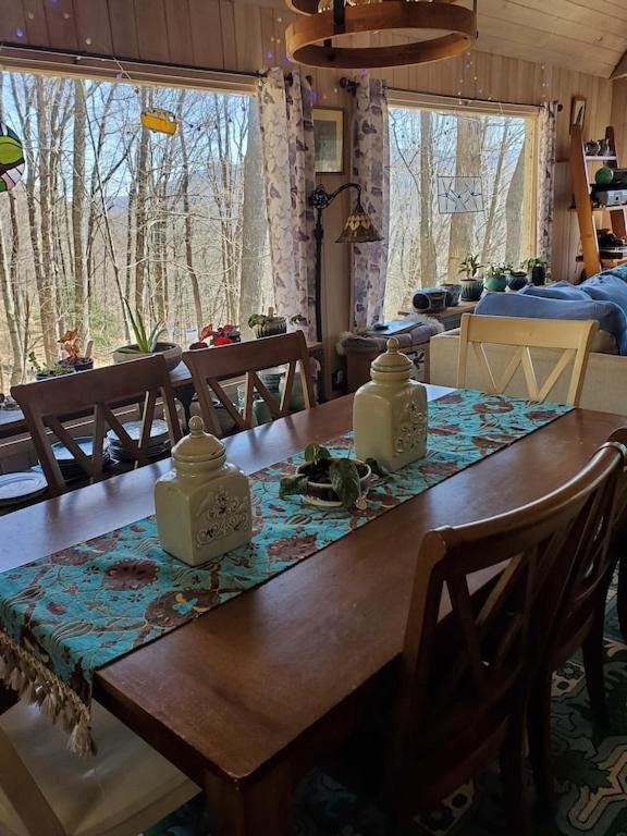 Treehouse Cathedral In Blue Ridge Mountains, Nc Villa Burnsville Ngoại thất bức ảnh